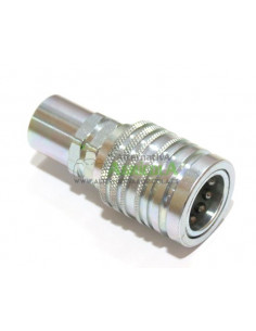 Enchufe rápido hembra push pull 3/4" JIC