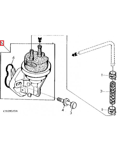 Bomba de Gasoil John Deere 7500