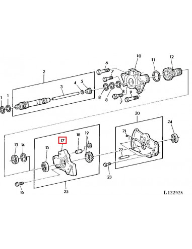 Bomba Elevadora de Presión Tractores John Deere 1520, 1830, 2030, 2130, 2630, 2440 y 2640