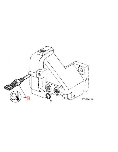 Sensor de Temperatura Tractores John Deere Series 5000, 6000 y 7000