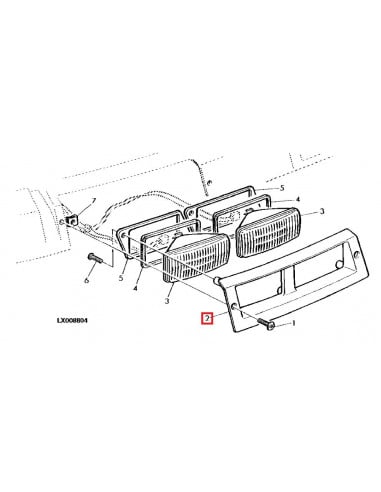 Editando: Cerquillo Original Para los Faros de Trabajo del Techo Tractores John Deere de 2 agujeros lado Derecho