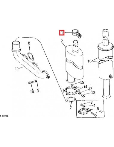 Tapa de Escape de 45mm para Tractores