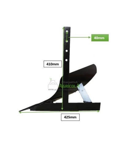 Accesorio Arado Fijo para motoazada y motocultor