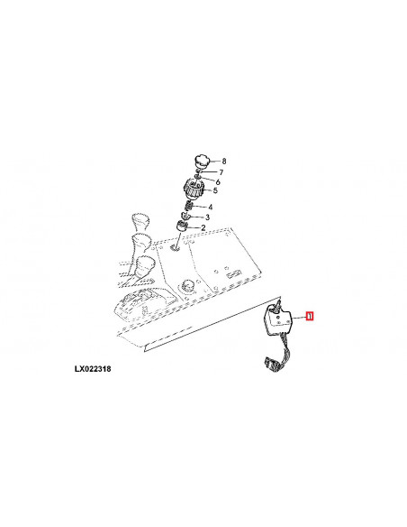 Interruptor de la Toma de Fuerza Tractores John Deere Series 6000 y 7000