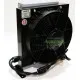 Radiador Sesino para  enfria hasta 150 Litros  aceite hidráulico con electroventilador 12V