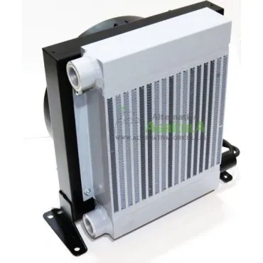Radiador Sesino para  enfria hasta 150 Litros  aceite hidráulico con electroventilador 12V