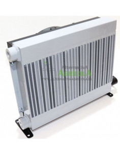 Radiador Sesino para  enfriar hasta 200 Litros  aceite hidráulico con electroventilador 12V