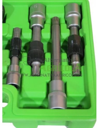 Kit Extractor de Poleas de Alternador 18 Piezas