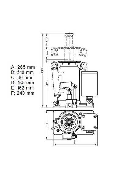 Gato taller Hidro-Neumático 20T manual y por aire a presión