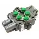 Distribuidor hidráulico Roquet  2 palancas doble efecto 3/8" para John Deere