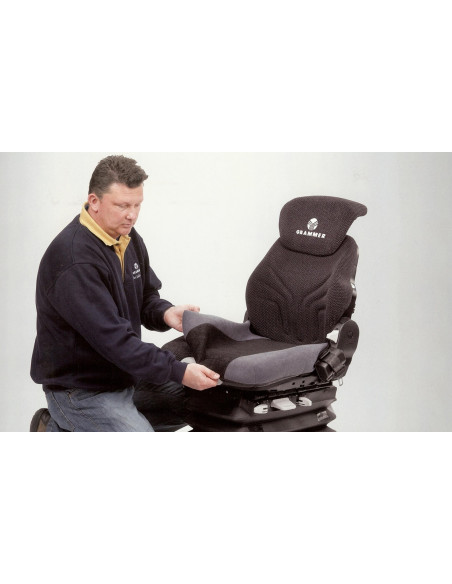Funda de protección para asientos Grammer acolchados respaldos y culera.