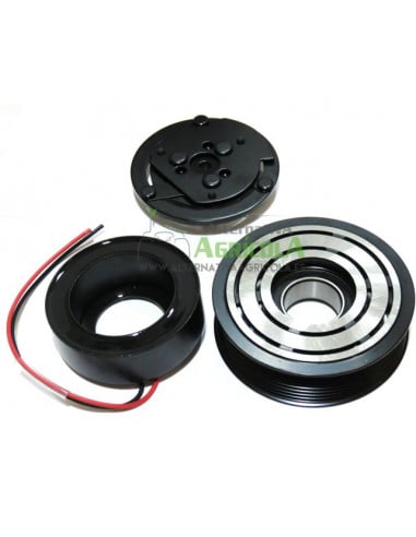 Polea embrague 8 canales para compresor Aire Acondionado tractores Fiat, Ford y New Holland