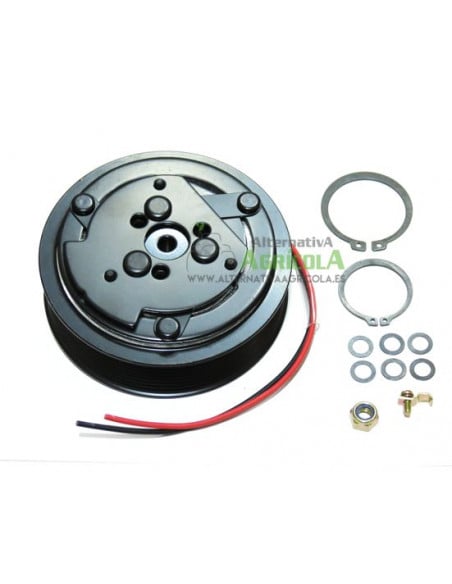 Polea embrague 8 canales para compresor Aire Acondionado tractores Fiat, Ford y New Holland
