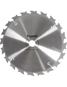 Disco desbrozadora 20 dientes con plaquitas reforzadas  255 mm x 25.4mm