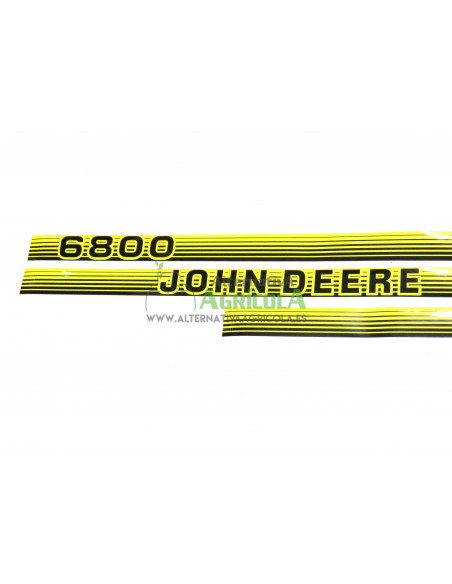 Juego de pegatinas John Deere 6800