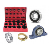 Rodamientos, retenes, abrazaderas...