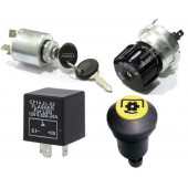 Interruptores, conmutadores, relés, enchufes