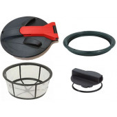 Tapas, filtros de cesto y accesorios